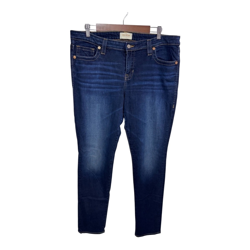 Big‎ Star Women's Size 34 Long Blue Maddie Skinny Women's Jeans Denim Long